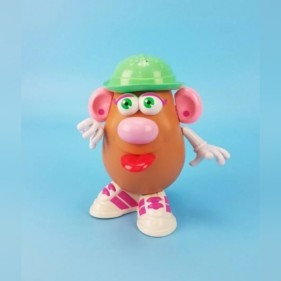 Playskool Mr. Mrs. Potato Head 10 Pc Set 7" Pink Purple Green VG - Picture 3 of 12